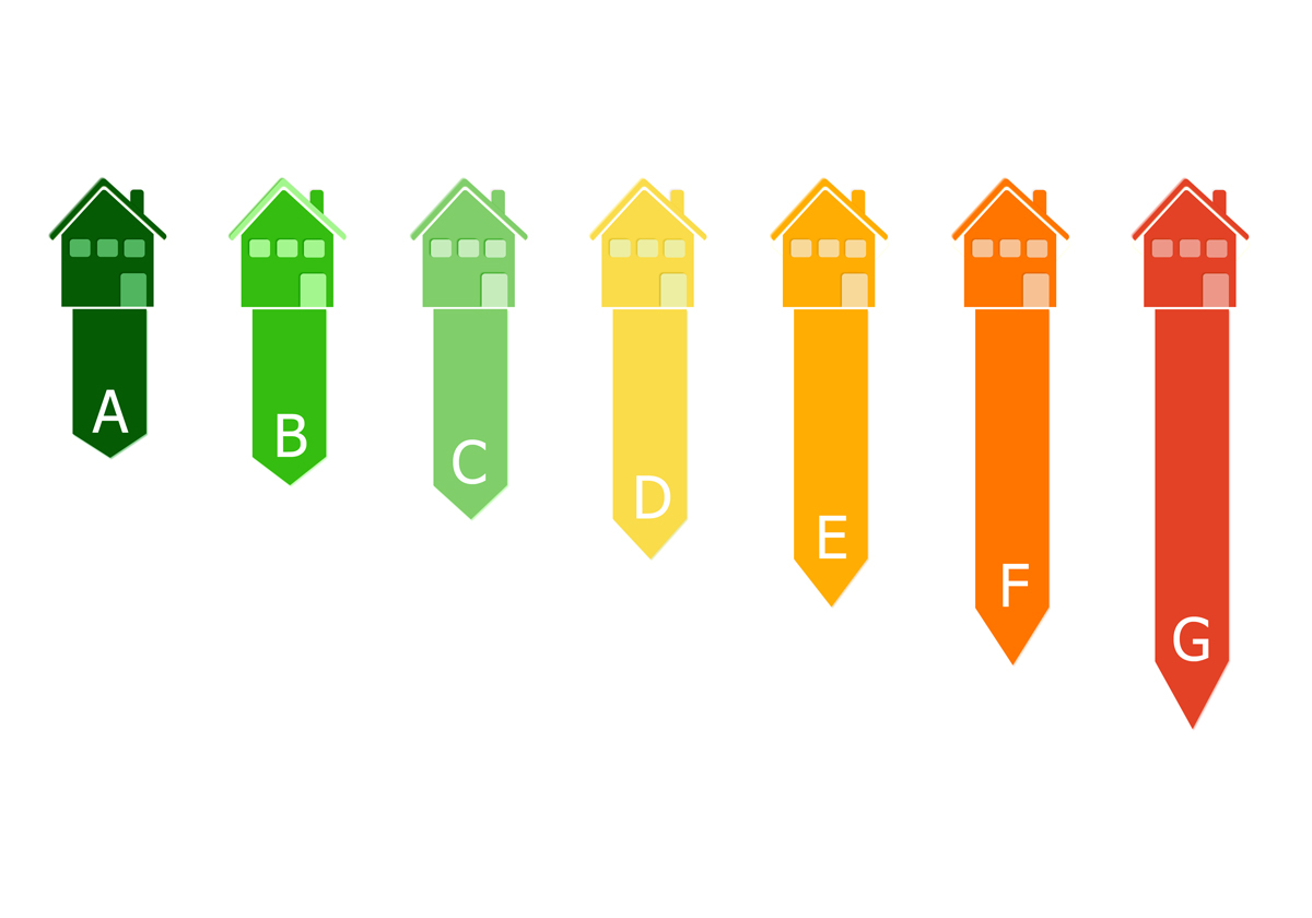 Escala de calificación energética de viviendas de la A a la G